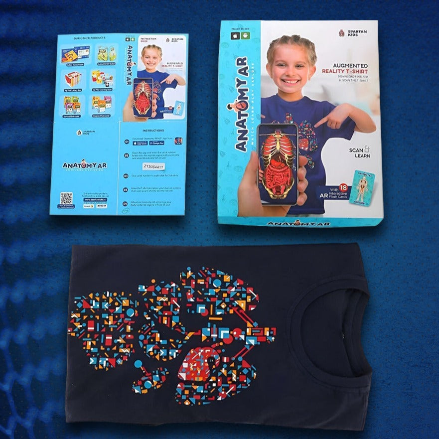 ���Educational Anatomy AR 4D -Virtual T-Shirt