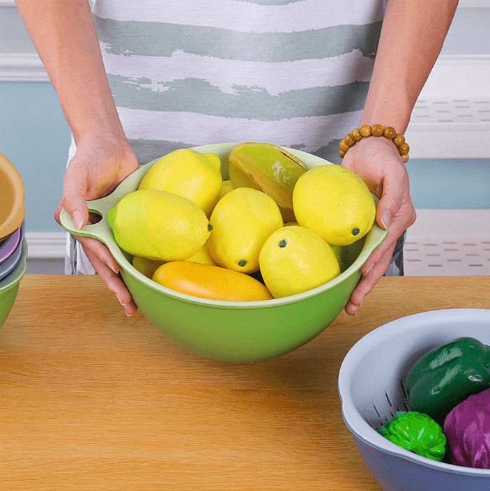 2 in 1 Kitchen Strainer Colander Bowl (pack of 2)