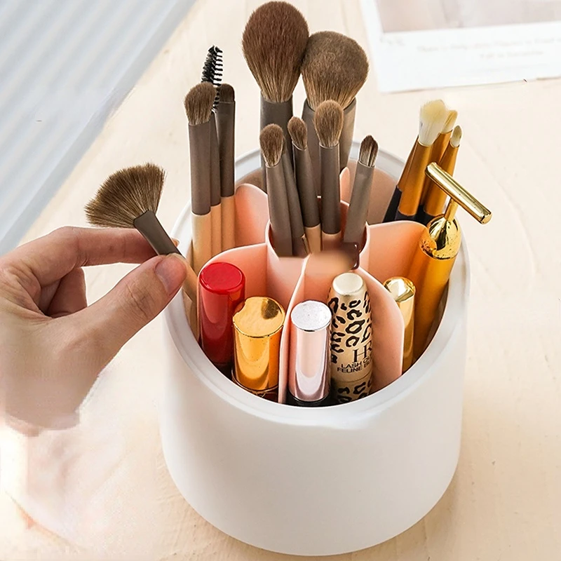 360 Degree Rotating Makeup Brush Holder