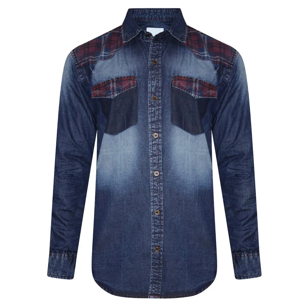 Men's Clothing Wholesale Casual Fashion Long Sleeves Men Denim / New Arrival Light Weight Best Design Denim