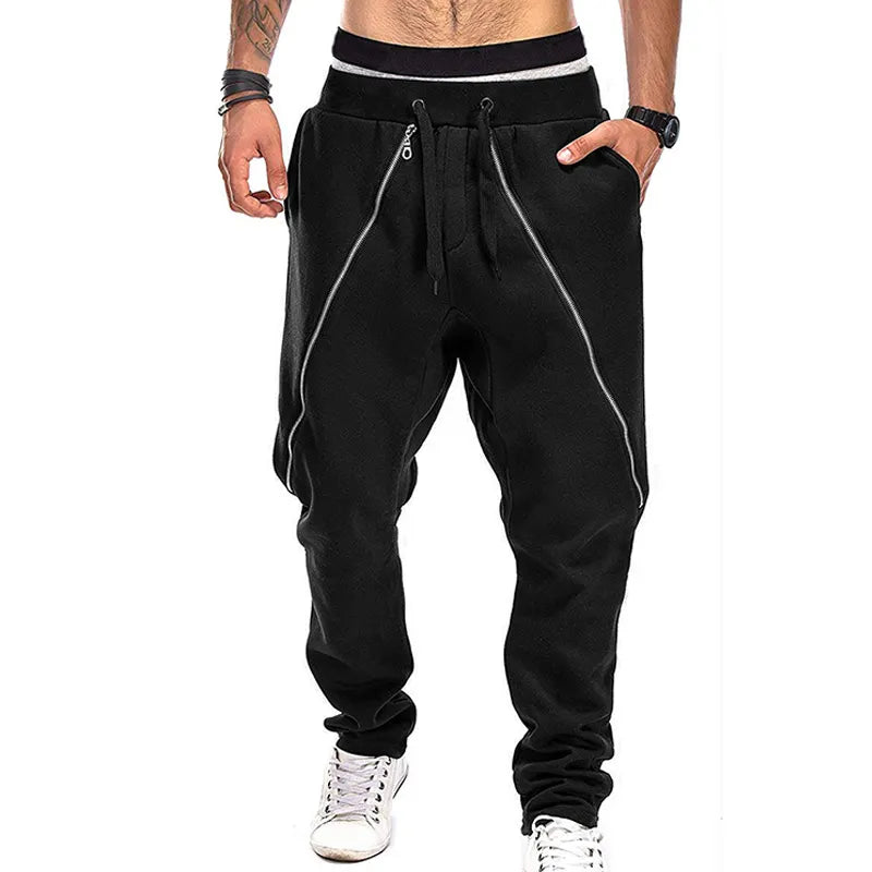 Custom Solid Color Embroidered Printed MenJogger Plain Blank Cotton Spandex Stretchy Fabric Joggers Gym Rinning Trousers