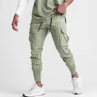 Summer Men's Casual Fashion Simple Nine-point Loose Sweatpants Ultra-thin Waist Men's Trousers made in Pakistan