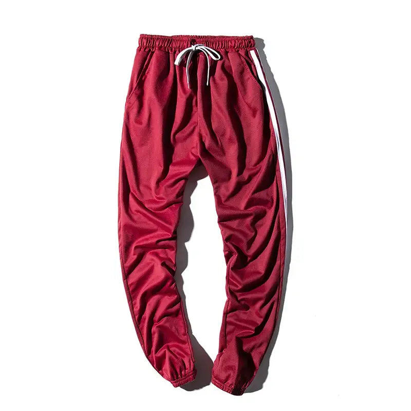 Good quality low moq custom mens graffiti sports running trousers stack slim fit sweatpants with French terry cotton flare