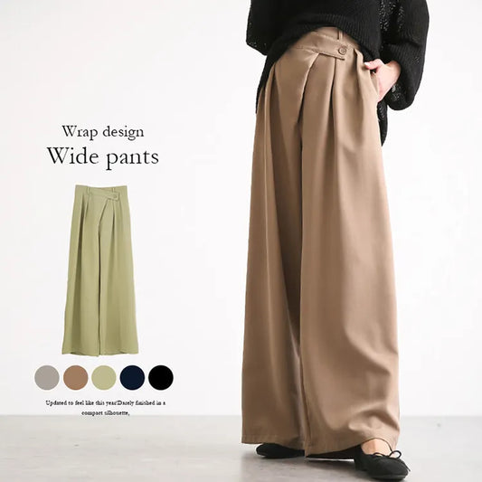 JF WP005 OEM High Waisted Wide Leg Pants Manufacturers Spot Cross Border Foreign Trade