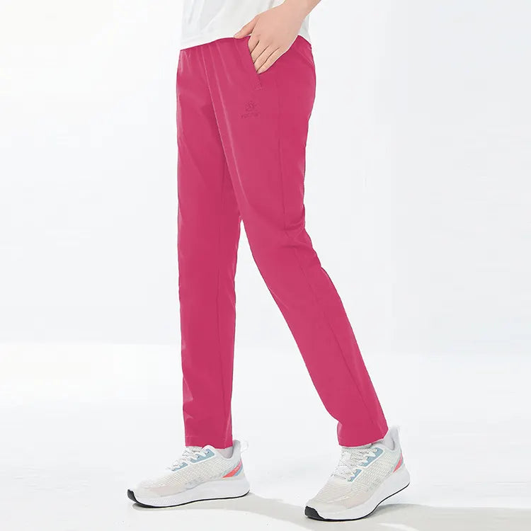 Spring Summer Women Pants Comfortable Outdoor Sports Quick Dry Polyester Spandex Blend