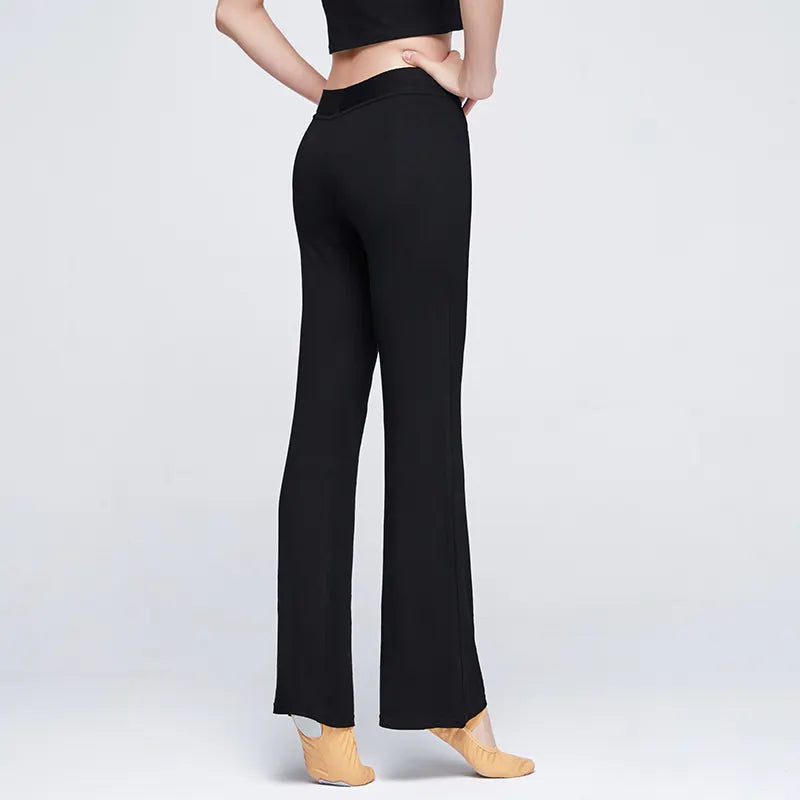 Cotton Modal Casual Flare Trousers Ballet Yoga Dance