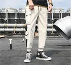 Europe Joggers Pants With Side Pockets Design Plus Size Training Sweat Track Men Trouser Cheap Cargo