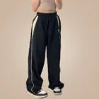 Casual Joggers Trousers Streetwear Sports Wide Leg Y2k Sweatpants High Waist Women