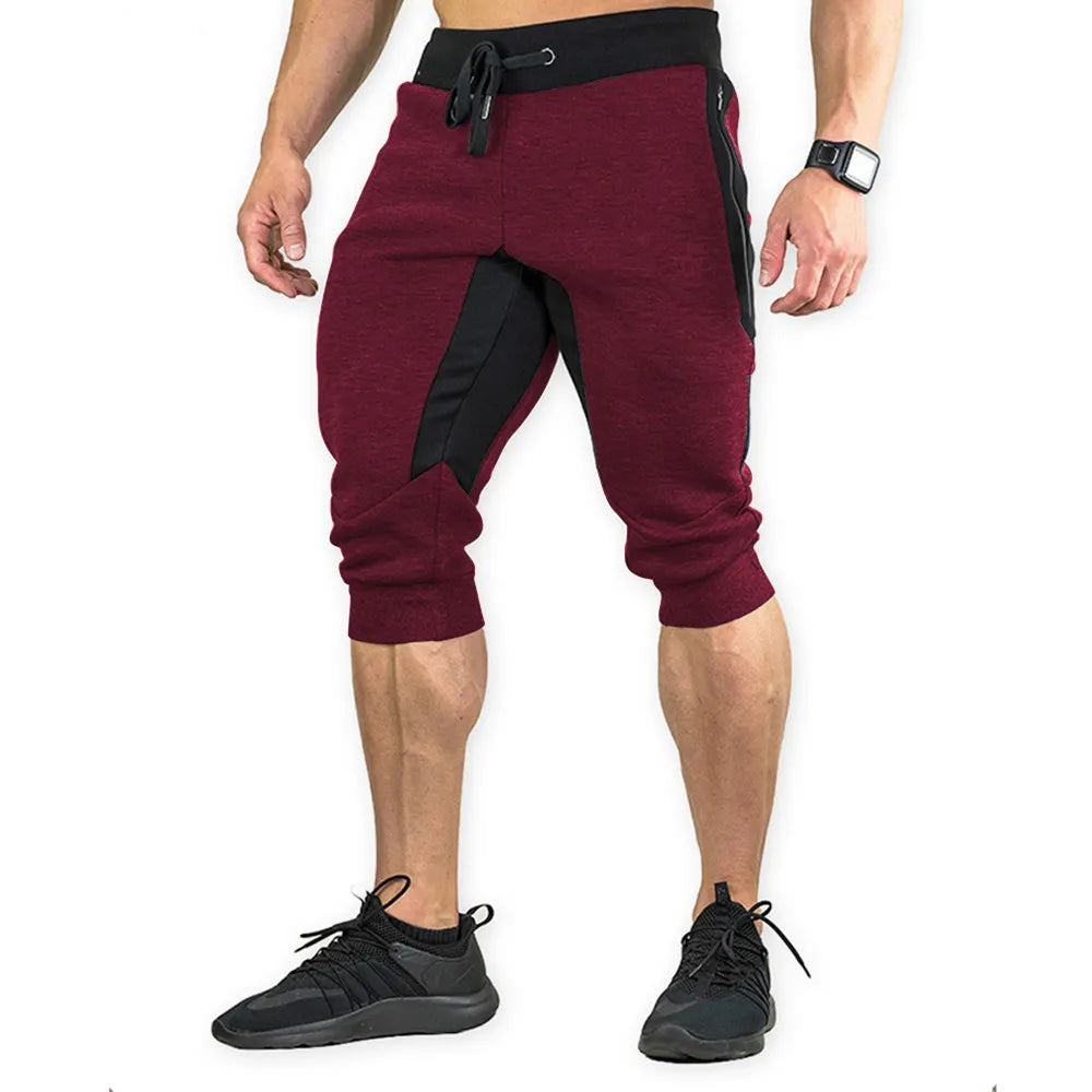 Wholesale Manufacturer 3/4 Men's workout bodybuilding clothing OEM GYM fitness sweatpants joggers