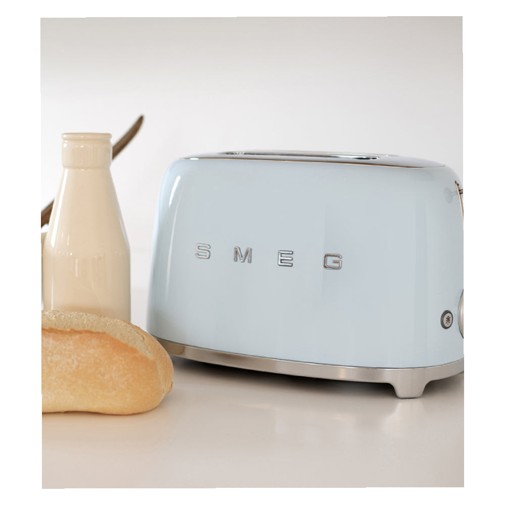 Smeg Retro Stainless Steel Pop up 2 Slice Toaster