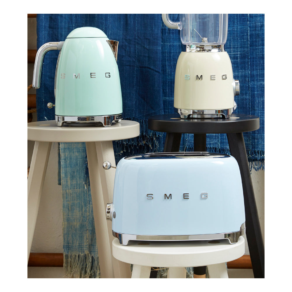 Smeg Retro Stainless Steel Pop up 2 Slice Toaster