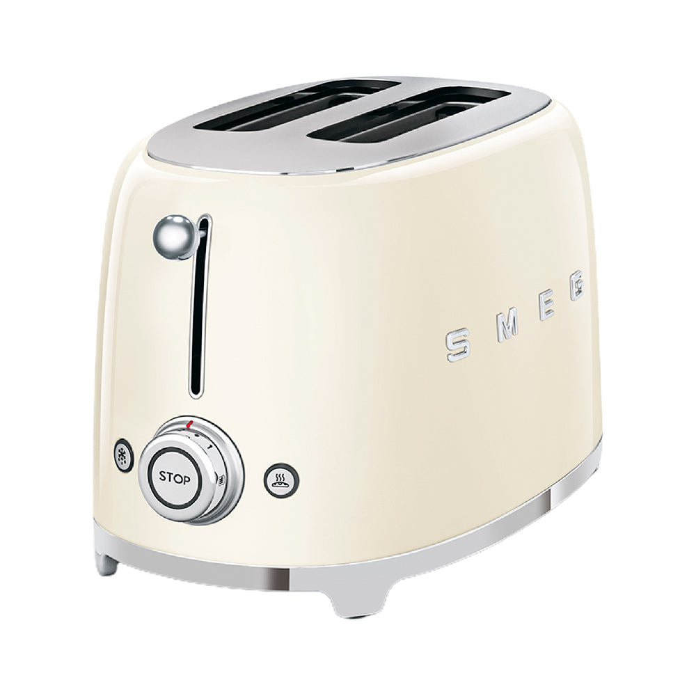 Smeg Retro Stainless Steel Pop up 2 Slice Toaster