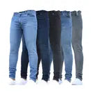 New Arrivals Men Stretch Skinny Jeans Fashion Casual Slim Fit Denim Trousers Male Male Brand