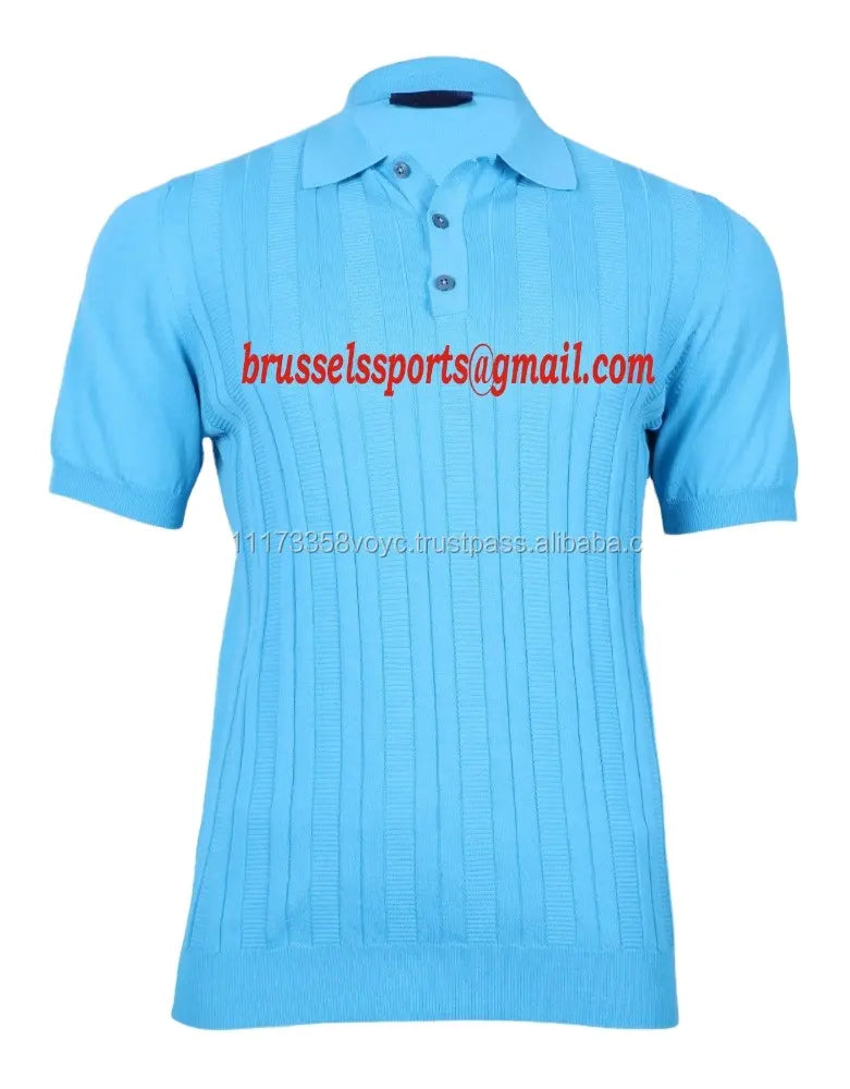 Brussels Sports high quality striped t shirt Custom logo 100% Cotton plus size men's printing