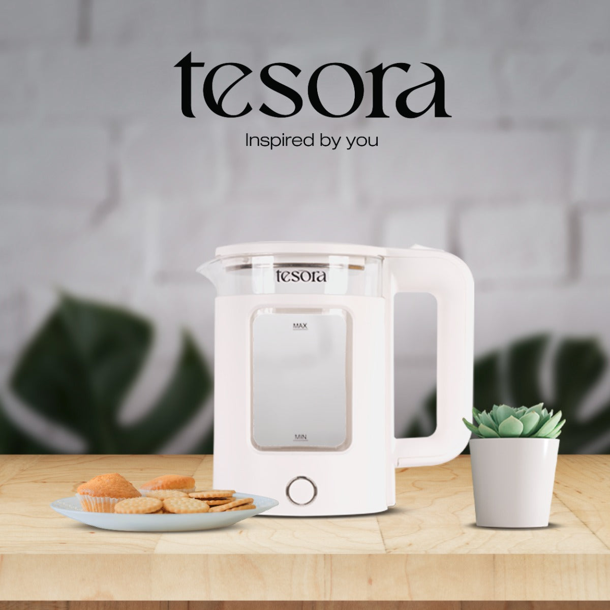 Tesora Electric Glass Kettle 1.5L