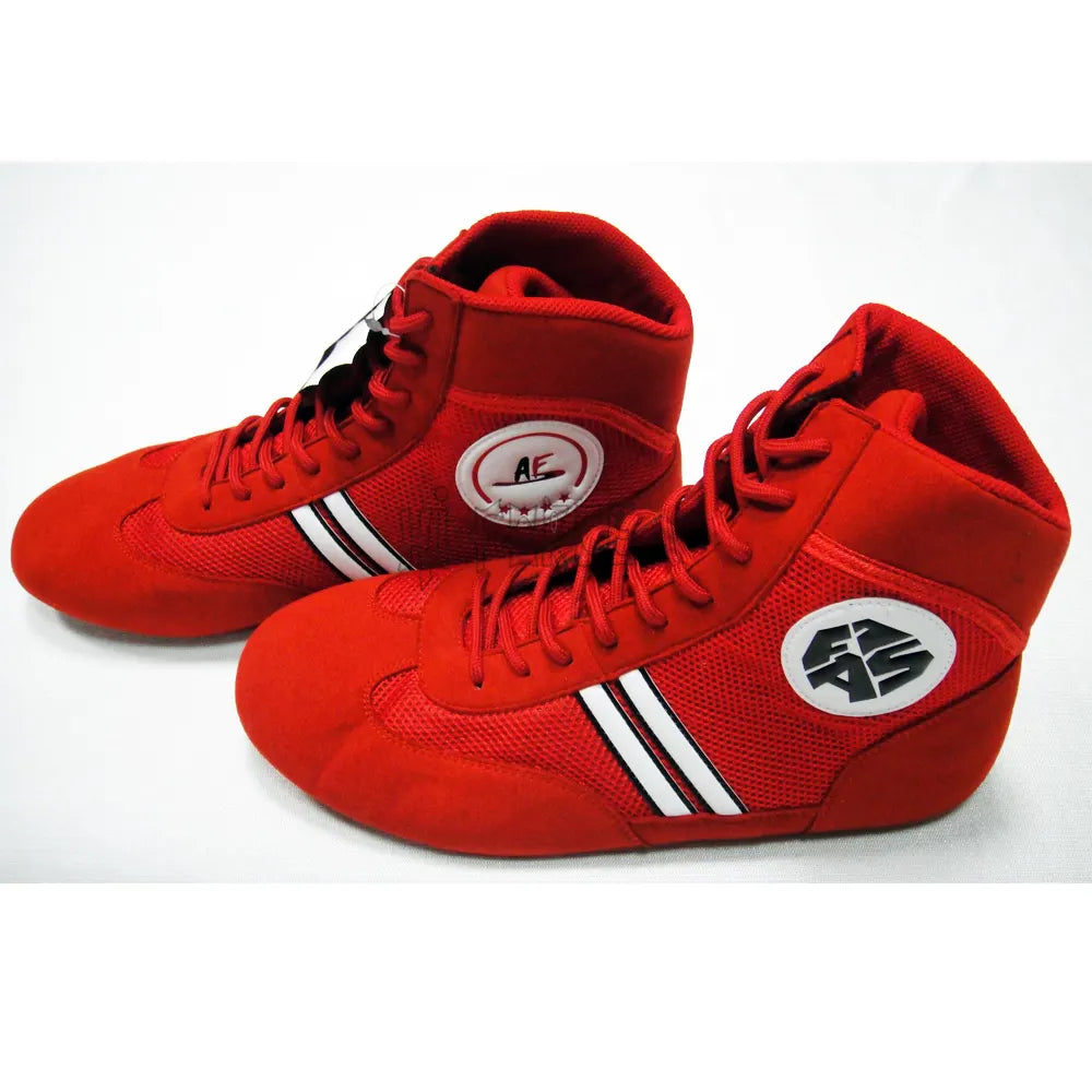 Custom Logo Sambo Shoes Leather Martial Arts Footwear Sambo Wrestling